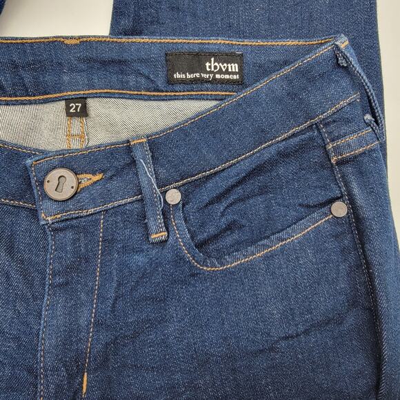 THVM This Here Very Moment Indigo Skinny Premium Jeans - Size 27 - Picture 4 of 4